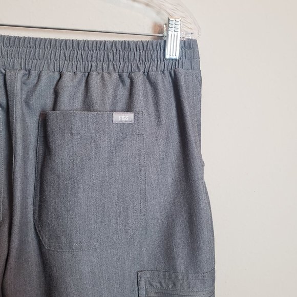 Figs Graphite Yola Skinny Straight Leg Scrub Pants Medium - Picture 5 of 7